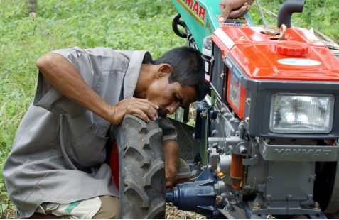 Operation and maintenance of agricultural equipment for hire service businesses 